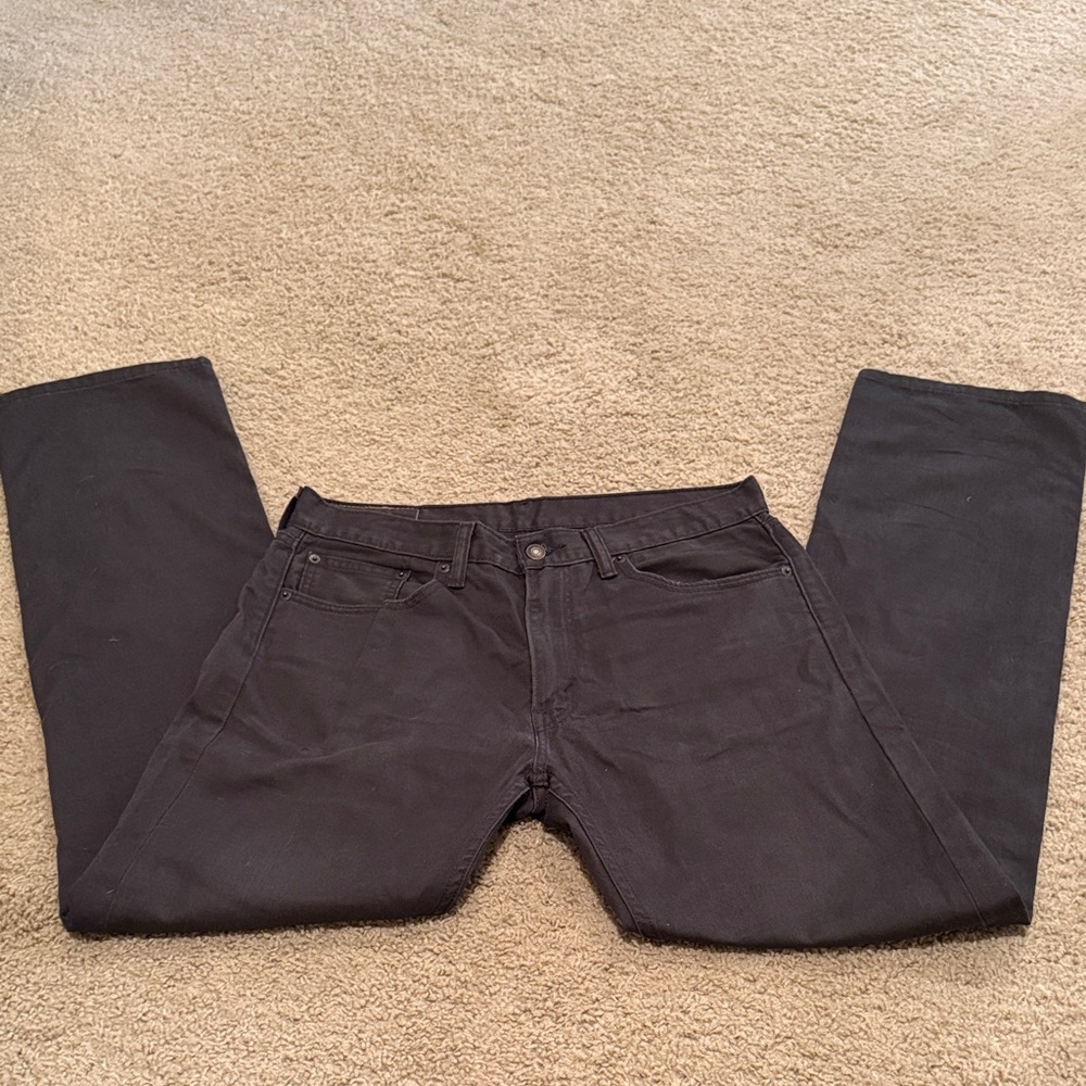 Levi's Classic Black Denim Jeans